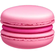 Pink macaron sticker