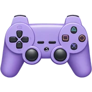 Lilac PlayStation controller sticker