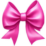 Pink bow  sticker