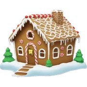 gingerbread house sticker