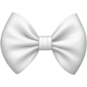white bow sticker
