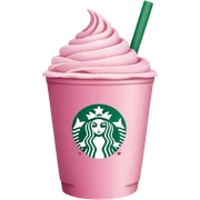 Starbucks cofee pink sticker