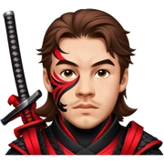 Daring Samurai sticker