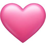 Pink heart sticker