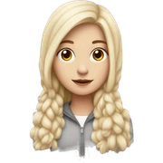white girl who is warm sticker