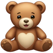 Teddy bear inlove sticker