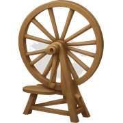 Spinning wheel fancy sticker