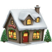 Christmas village sticker
