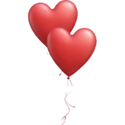 heart balloons sticker