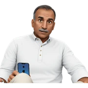 casual moment with phone sticker