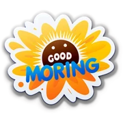 Good morning sticker