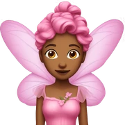 Fairy with Pink dress sticker