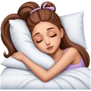 Ariana Grande sleeping sticker