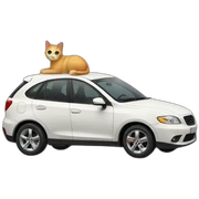 Cat car sticker