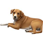 realistic dog by the window sticker