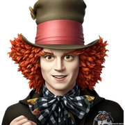 boy with red hair and hat sticker