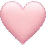 pastel pink heart sticker