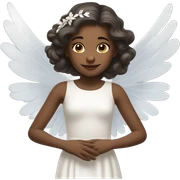 Girl angel sticker