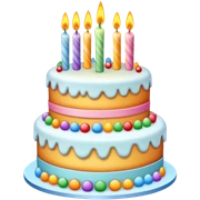 Birthday sticker