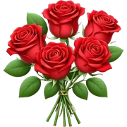 Red roses  sticker