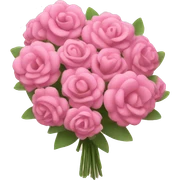 pink bouquet sticker