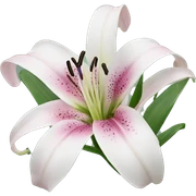 Lily flower  sticker