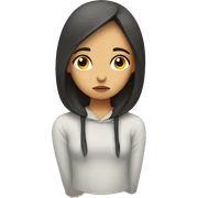 sad girl sticker