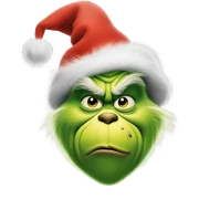 The grinch sticker