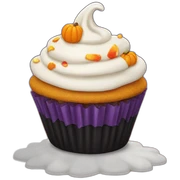 Happy Halloween cupcake sticker