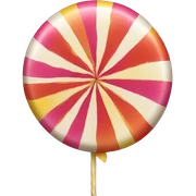 Circus candy sticker