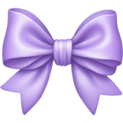 Pastel Purple bow sticker