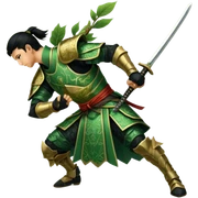 Emerald Samurai sticker