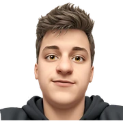 boy in hoodie portrait sticker
