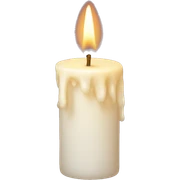 Candle sticker