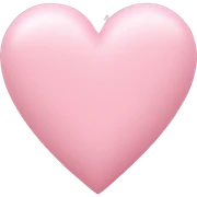 pastel pink heart sticker