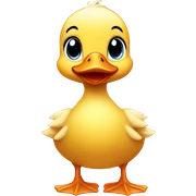 baby duck sticker