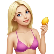 On the beach  sticker