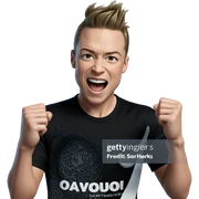 boy in black shirt sticker
