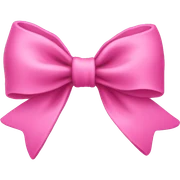 pink bow sticker