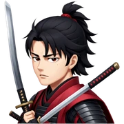 Fierce Samurai sticker
