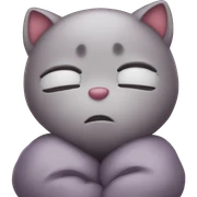 Sleepy hearts sticker