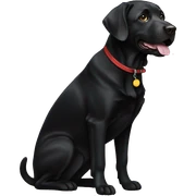 black labrador sticker
