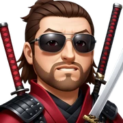 Fierce Samurai sticker