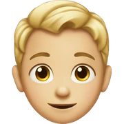 Small cute child sticker