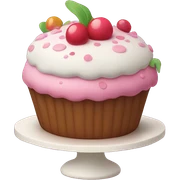 Fairy cake sticker