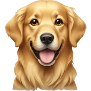 Golden retriever sticker