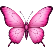 pink butterfly sticker