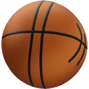 Balon negro básquet  sticker