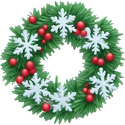 Winter wreath  sticker