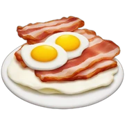 bacon and eggs sticker